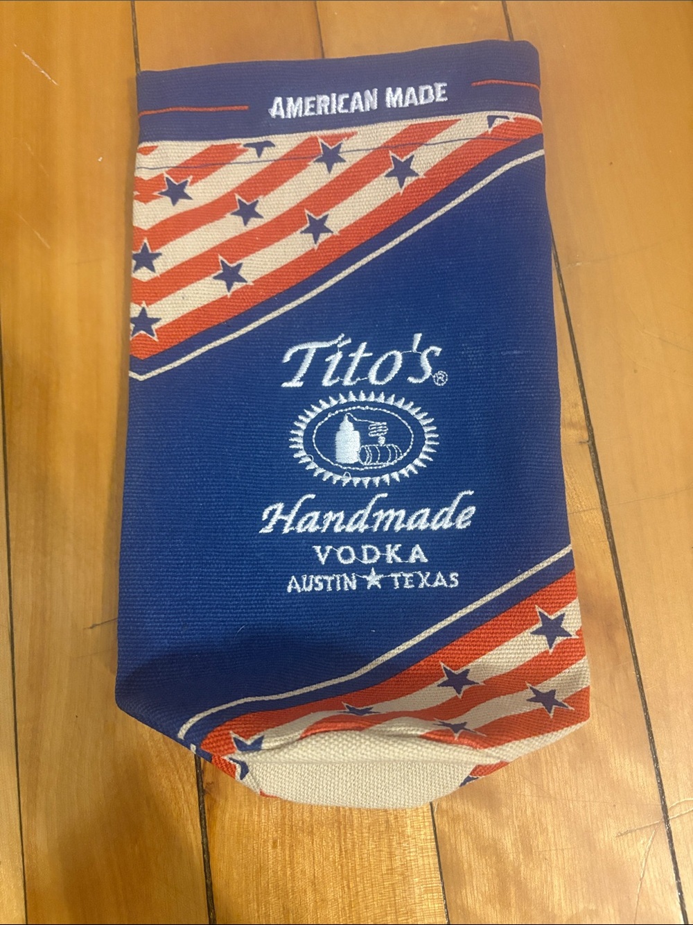 Tito's Handmade Vodka Mini Bag - Blue with Red & White Stars